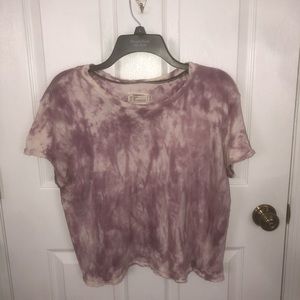 Boutique Purple Tie Dye T-shirt